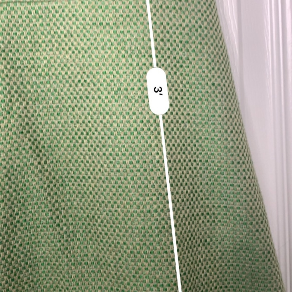 Banana Republic green checked dress size 0 - Picture 4 of 5
